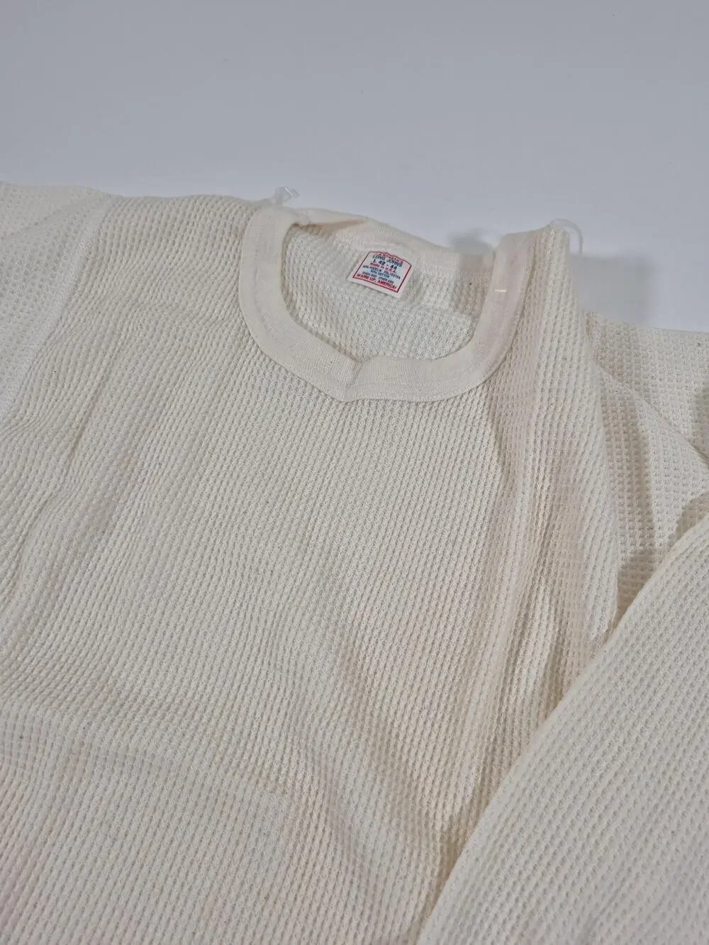 VTG J.E. Morgan's Long Johns Men's L White Thermal Base Layer USA Vintage